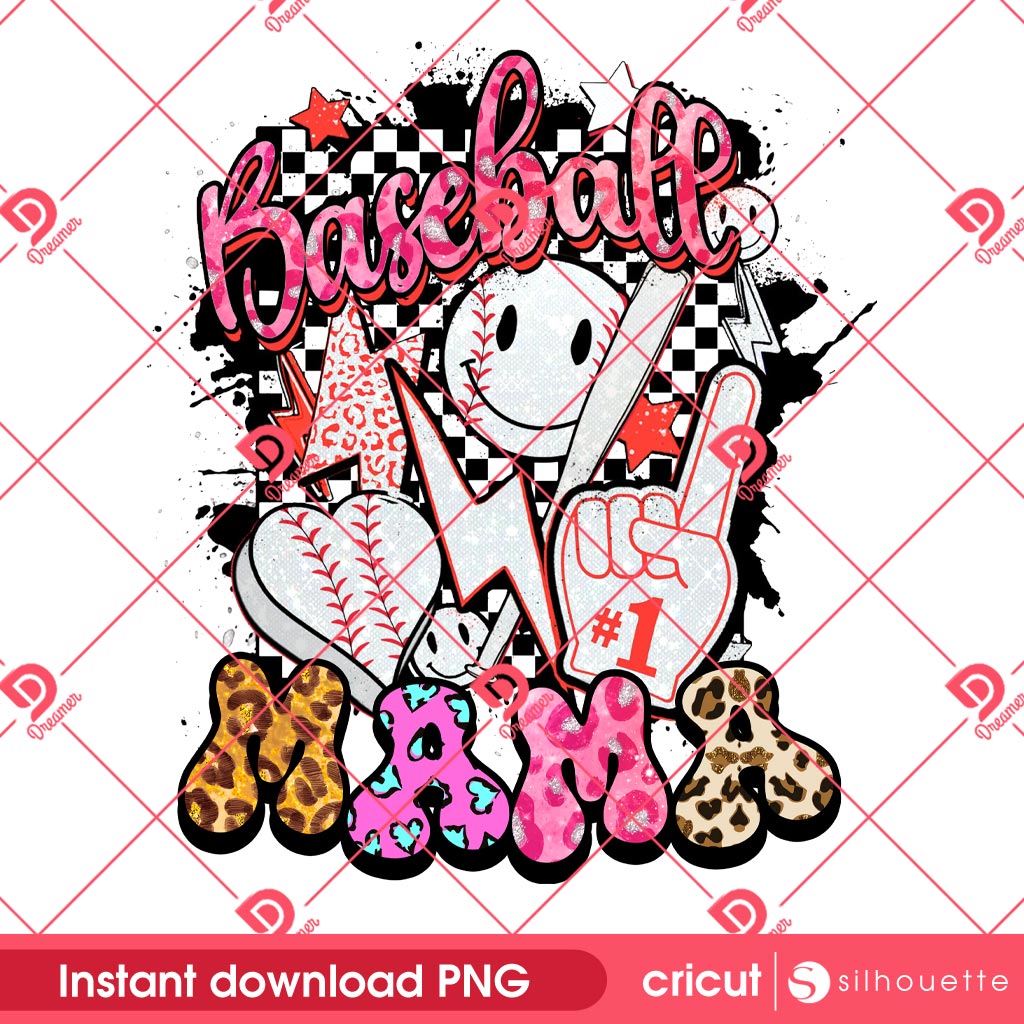 Baseball Mom PNG, Baseball Mama PNG, Mothers Day PNG 2 Baseball Mom PNG, Baseball Mama PNG, Mothers Day PNG 2
