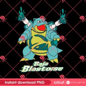 Blastoise Baja Turtle Vibrant Pokemon PNG