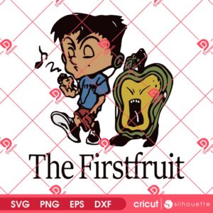 Boy Eating Apple With Angry Fruit SVG PNG, Mark Lee The Firstfruit SVG PNG