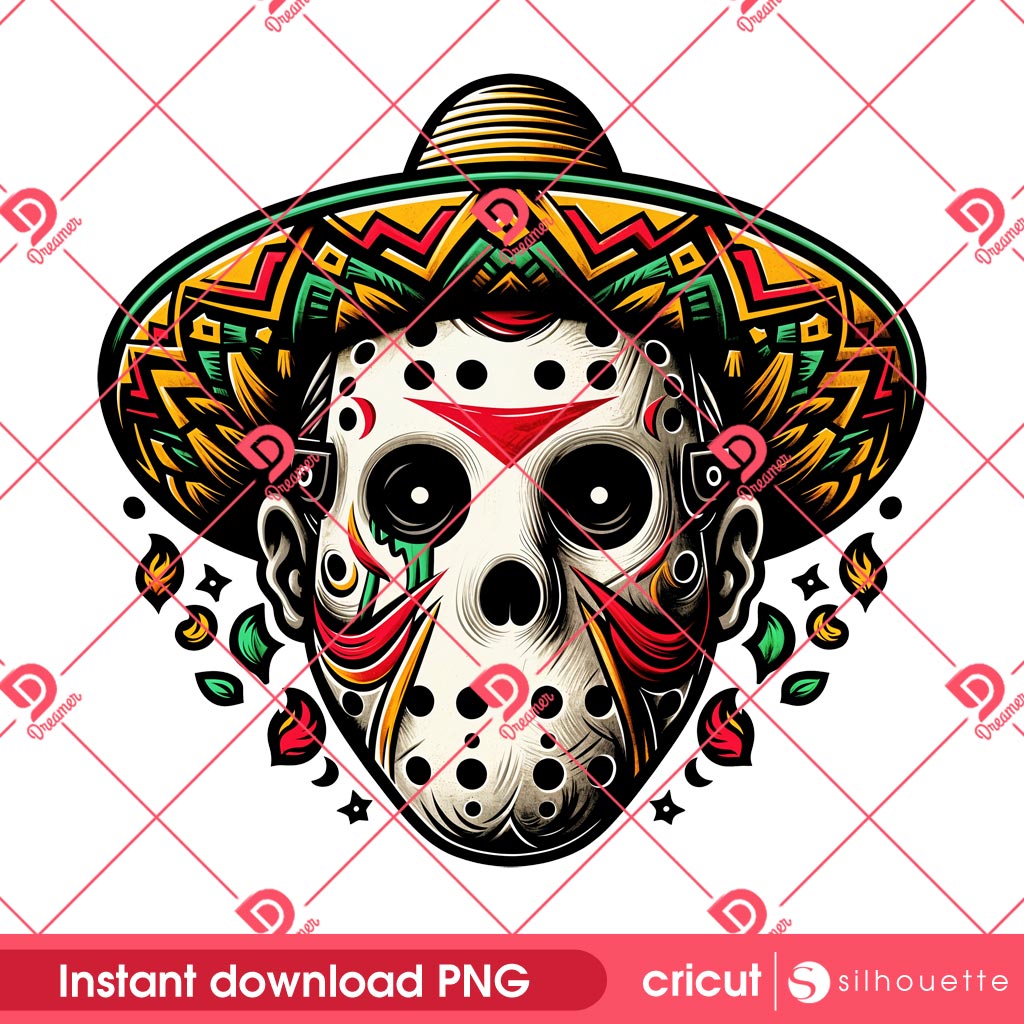 Cinco De Mayo Jason Voorhees Mask PNG, Horror Killer Cinco De Mayo PNG 1 Cinco De Mayo Jason Voorhees Mask PNG, Horror Killer Cinco De Mayo PNG