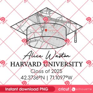 Class Of 2025 Custom Campus Map Graduation PNG