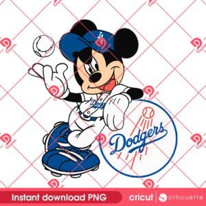 Bundle Mickey Mouse LA Dodgers PNG, Los Angeles Dodgers Disney Friends PNG Bundle, Mickey Baseball PNG 64 Cute Mickey Dodgers PNG, Mickey Baseball Player PNG