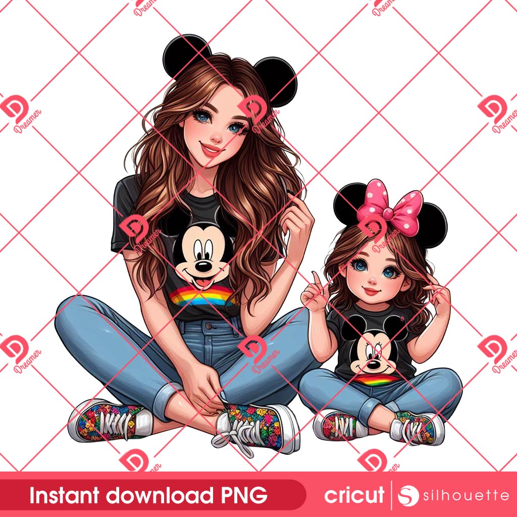 Disney Mama And Daughter PNG, Disney Mom PNG, Happy Mothers Day PNG 1 Disney Mama And Daughter PNG, Disney Mom PNG, Happy Mothers Day PNG