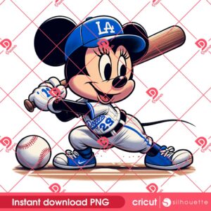 Bundle Mickey Mouse LA Dodgers PNG, Los Angeles Dodgers Disney Friends PNG Bundle, Mickey Baseball PNG 56 Disney Mickey LA Dodgers Player PNG, Cute Mouse Friends Dodgers Baseball PNG