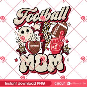 Football Mom PNG, Football Mama PNG, Mothers Day PNG 2