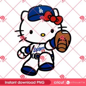 80+ Hello Kitty Los Angeles Dodgers PNG, All Designs LA Dodgers Hello Kitty by SVG Dreamer 131 Hello Kitty Los Angeles Dodgers Players PNG, Hello Kitty MLB Baseball Dodgers PNG
