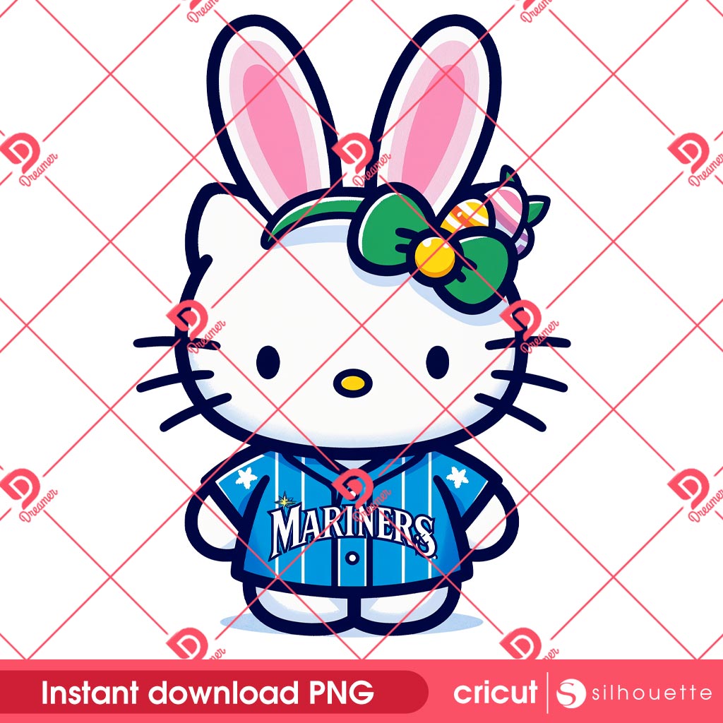 Hello Kitty Seattle Mariners Bunny Easter PNG, Easter 2025 MLB Seattle Mariners Hello Kitty PNG 1 Hello Kitty Seattle Mariners Bunny Easter PNG, Easter 2025 MLB Seattle Mariners Hello Kitty PNG