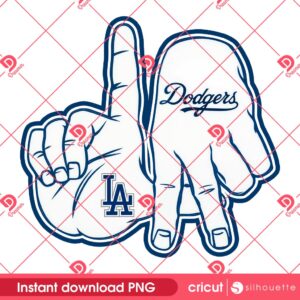 LA Hands Dodgers PNG, Los Angeles Dodgers PNG