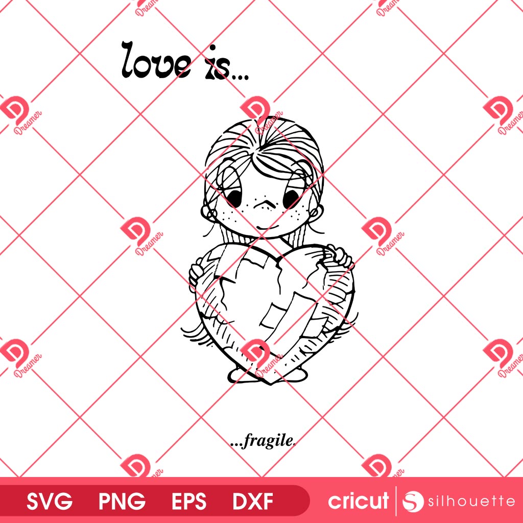 Love Is Fragile SVG PNG 2 Love Is Fragile SVG PNG