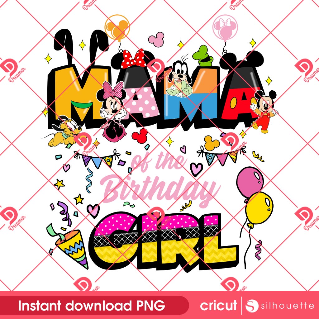 Mickey Mama Birthday Girl PNG, Mothers Day PNG, Birthday Girl PNG 1 Mickey Mama Birthday Girl PNG, Mothers Day PNG, Birthday Girl PNG