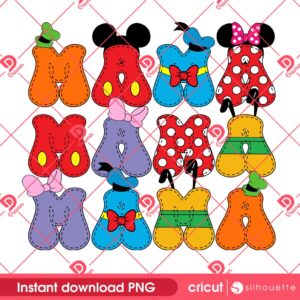 Mickey Mama PNG, Disney Mothers Day PNG, Mickey Mom PNG