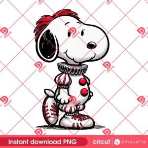 Pennywise Snoopy PNG, Peanuts Horror Pennywise PNG, Snoopy Horror Killers PNG