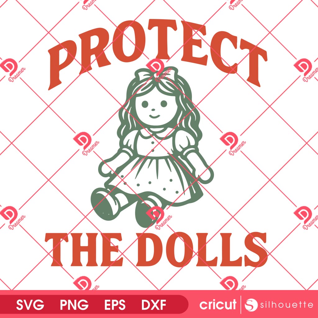 Retro Doll SVG PNG, Protect The Dolls SVG PNG 1 Retro Doll SVG PNG, Protect The Dolls SVG PNG