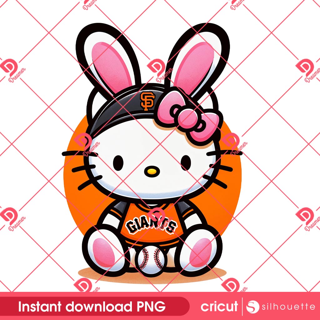 San Franciso Giants Hello Kitty Easter Bunny PNG, Hello Kitty Bunny Easter 2025 Giants MLB Baseball PNG 1 San Franciso Giants Hello Kitty Easter Bunny PNG, Hello Kitty Bunny Easter 2025 Giants MLB Baseball PNG