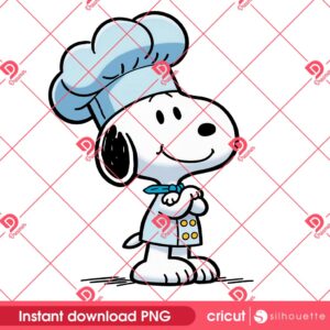 Snoopy Chef PNG, Peanuts Snoopy's Occupation PNG