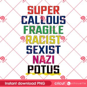 Super Callous Fascist Racist Sexist Nazi Potus PNG
