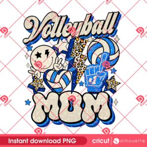 Volleyball Mom PNG, Volleyball Mama PNG, Mothers Day PNG