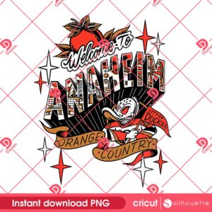 Welcome To Anaheim Lets Go Ducks In Orange County PNG