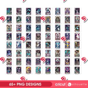 Bundle Mom Tarrot Cards PNG, Tarrot Card Skeleton Mama PNG Bundle, Mothers Day Bundle PNG