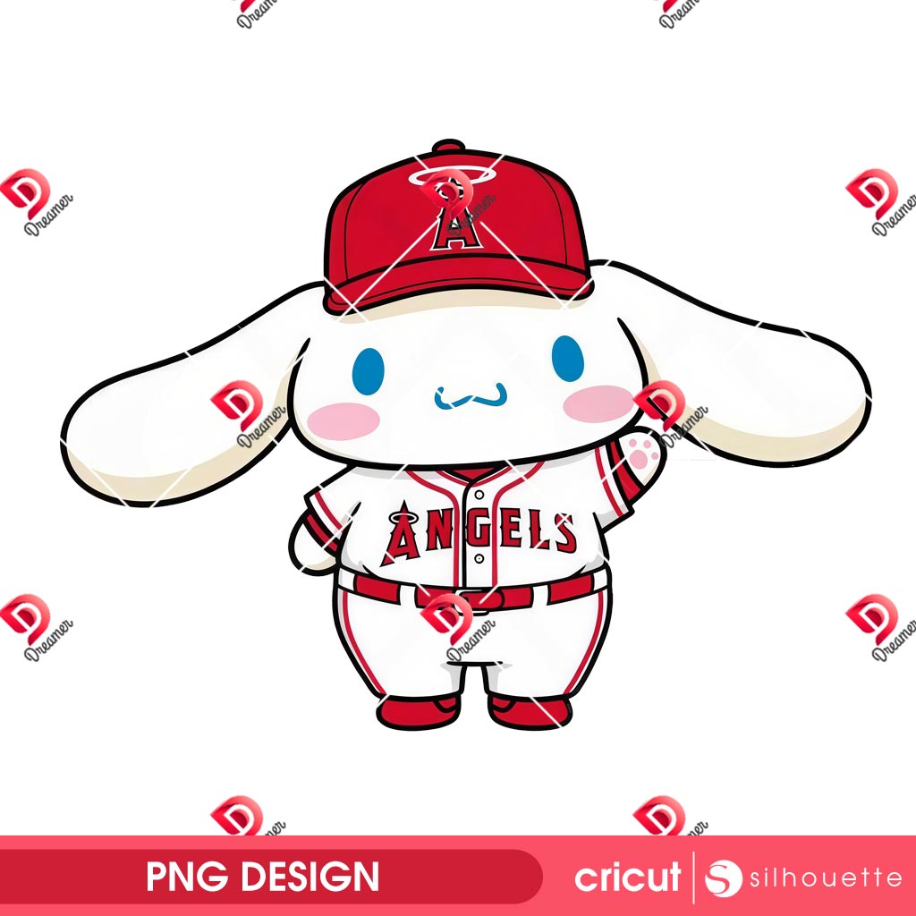 Cinnamoroll Los Angeles Angels PNG, Baseball Cinnamoroll LA Angels PNG 2 Cinnamoroll Los Angeles Angels PNG, Baseball Cinnamoroll LA Angels PNG