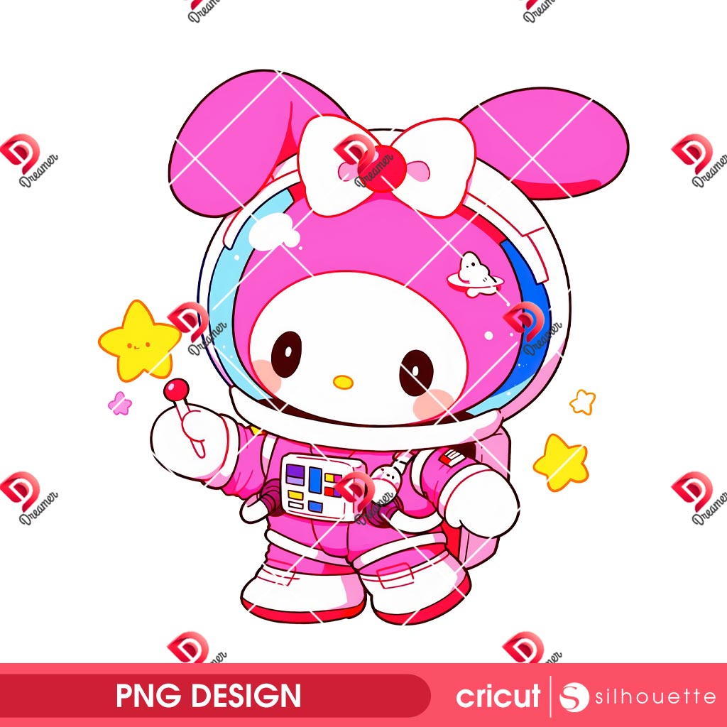 Cute My Melody Astronaut PNG, My Melody Wearing Astronaut Outfit PNG 2 Cute My Melody Astronaut PNG, My Melody Wearing Astronaut Outfit PNG
