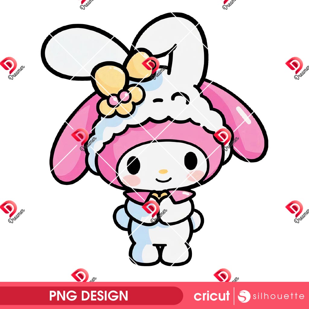Funny My Melody Wearing Bunny Outfit PNG, Cute Bunny My Melody Cartoon PNG 2 Funny My Melody Wearing Bunny Outfit PNG, Cute Bunny My Melody Cartoon PNG