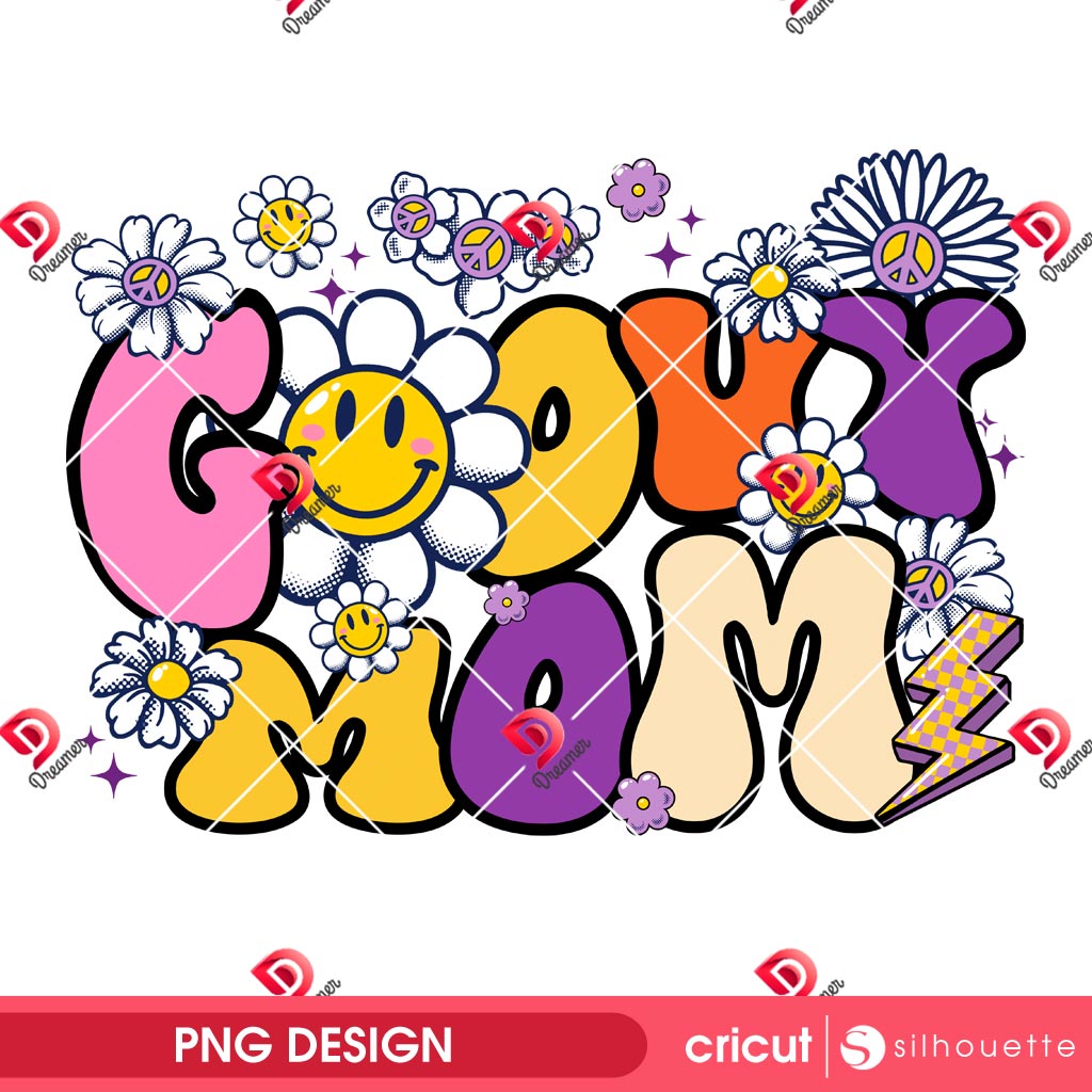 Grovy Mama PNG, Mama Floral PNG, Mom Flower PNG 2 Grovy Mama PNG Mama Floral PNG Mom Flower PNG 1