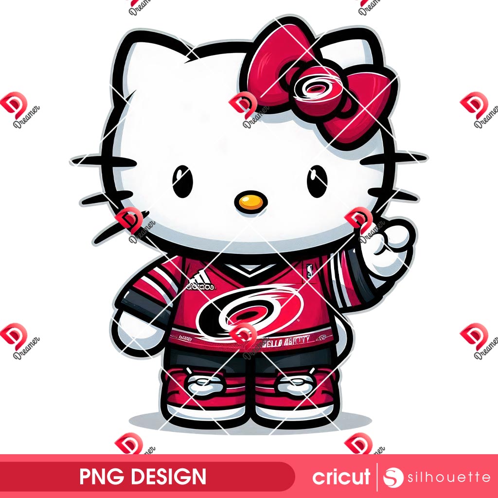 Hello Kitty Carolina Hurricanes PNG, NHL Sport Hello Kitty Hockey Carolina Hurricanes PNG 2 Hello Kitty Carolina Hurricanes PNG, NHL Sport Hello Kitty Hockey Carolina Hurricanes PNG
