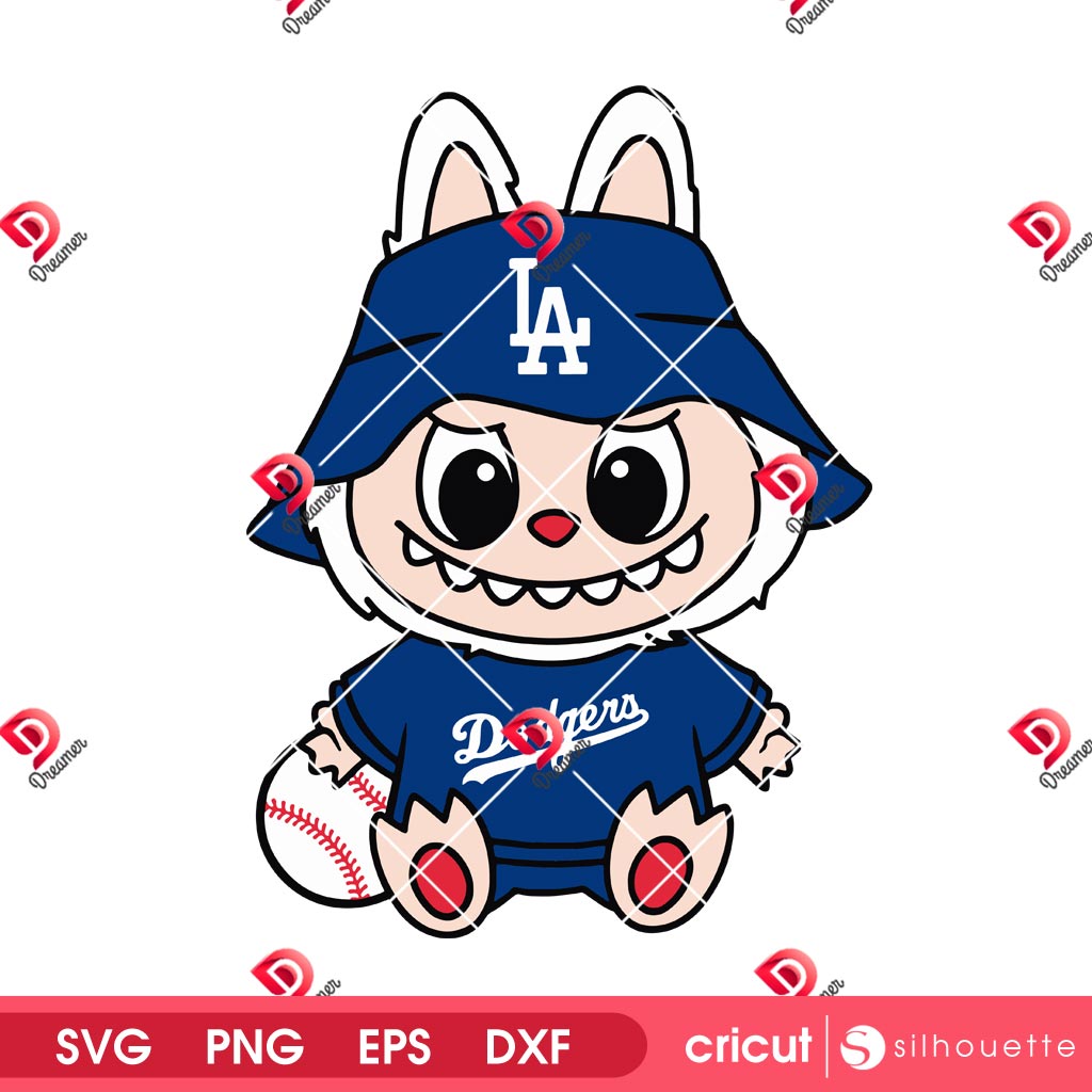Labubu Los Angeles Dodgers PNG SVG, Cartoon Labubu LA Dodgers Baseball SVG PNG 2 Labubu Los Angeles Dodgers PNG SVG, Cartoon Labubu LA Dodgers Baseball SVG PNG