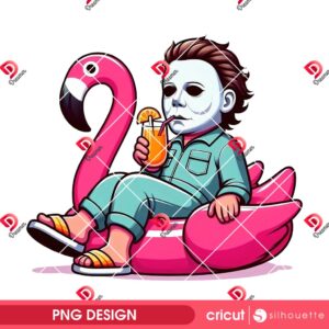 Michael Myers Summer PNG, Horror Killers Summer PNG