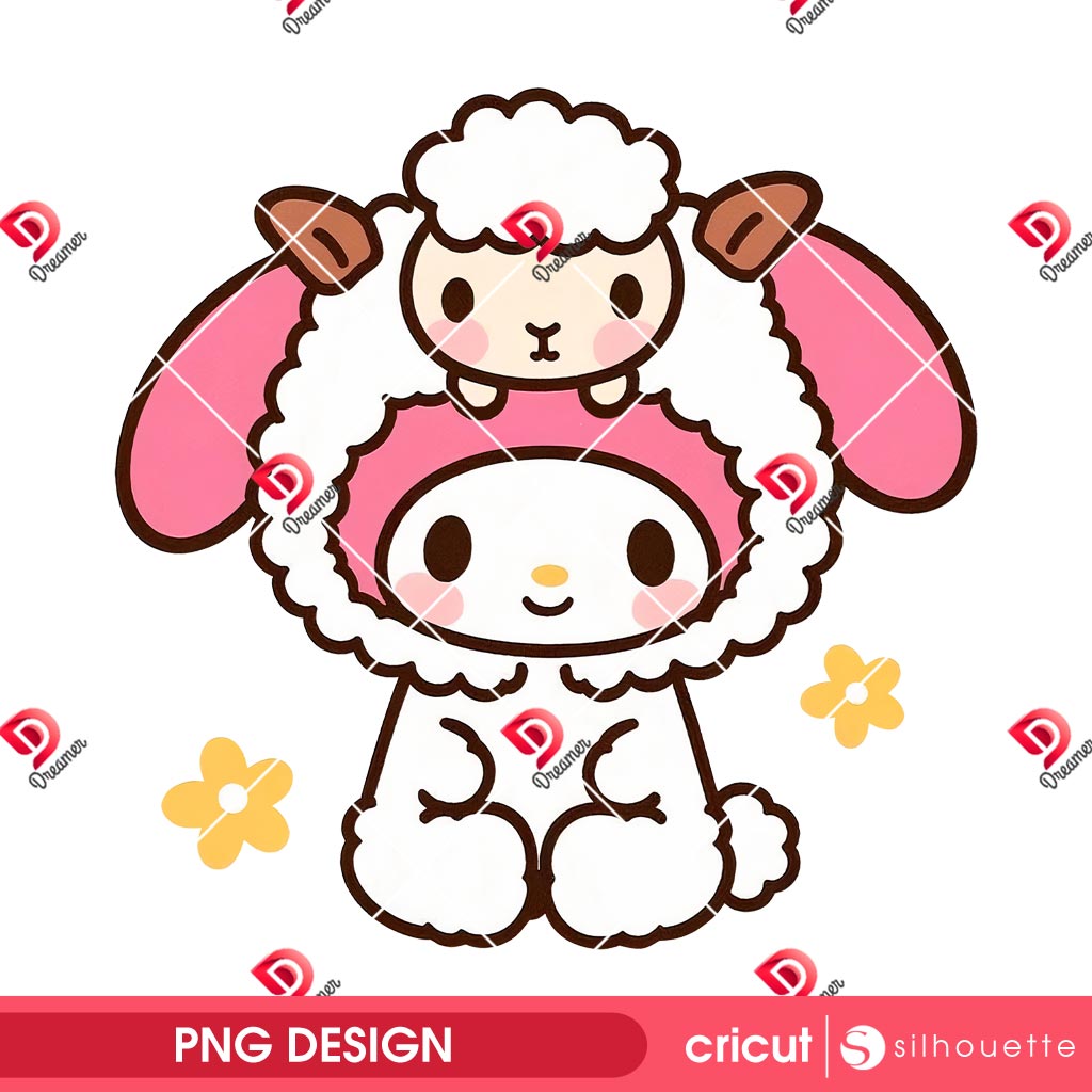 My Melody Wearing A Cute Lamb Outfit PNG, Cute Lamb My Melody PNG 2 My Melody Wearing A Cute Lamb Outfit PNG, Cute Lamb My Melody PNG