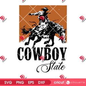 Retro Cowboys SVG PNG, Vintage Western Cowboys SVG PNG, Western Cowboy State SVG PNG