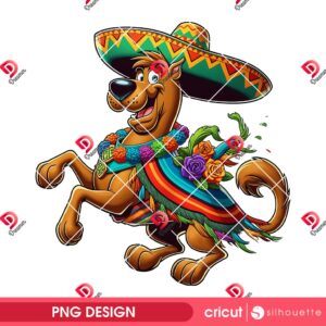 Scooby Doo Cinco De Mayo PNG, Mexican Scooby Doo Cartoon PNG