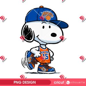 Snoopy New York Knicks PNG, Snoopy Basketball NY Knicks PNG, Peanuts NBA Sport PNG