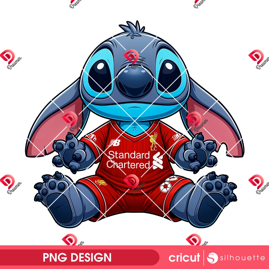 Stitch Liverpool PNG, Stitch Soccer Player PNG 4 Stitch Liverpool PNG, Stitch Soccer Player PNG
