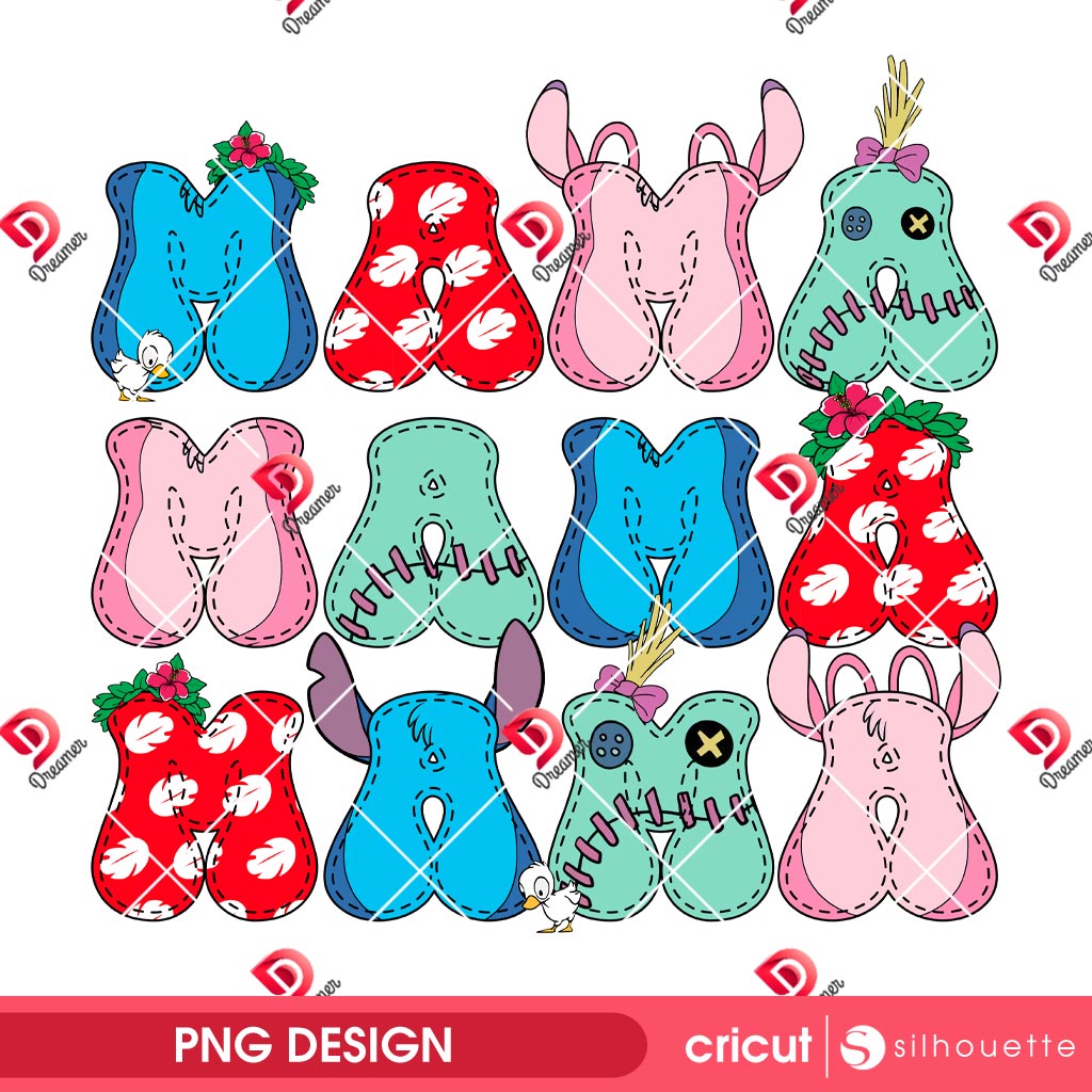 Stitch Mama PNG, Disney Stitch Mom PNG, Mothers Day PNG 1 Stitch Mama PNG, Disney Stitch Mom PNG, Mothers Day PNG