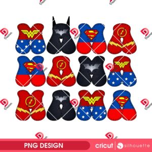 Super Hero Mama PNG, Gift For Mothers Day 2025 PNG