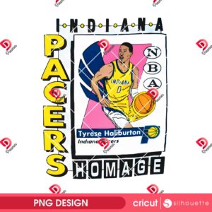 Vintage Tyrese Haliburton PNG, Indiana Pacers Skybox PNG