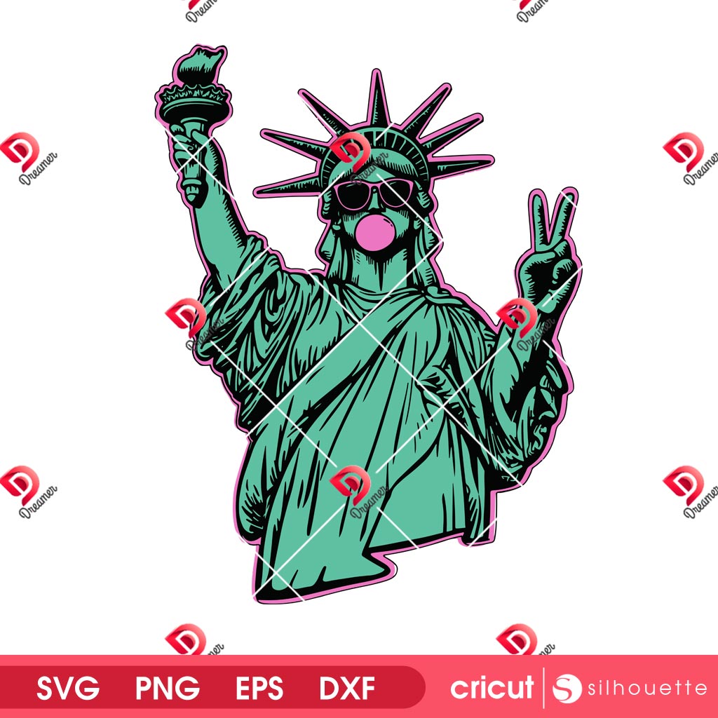 4th Of July America SVG PNG, Funny Statue Of Liberty PNG SVG, USA Independence Day Design 2 4th Of July America SVG PNG, Funny Statue Of Liberty PNG SVG, USA Independence Day Design