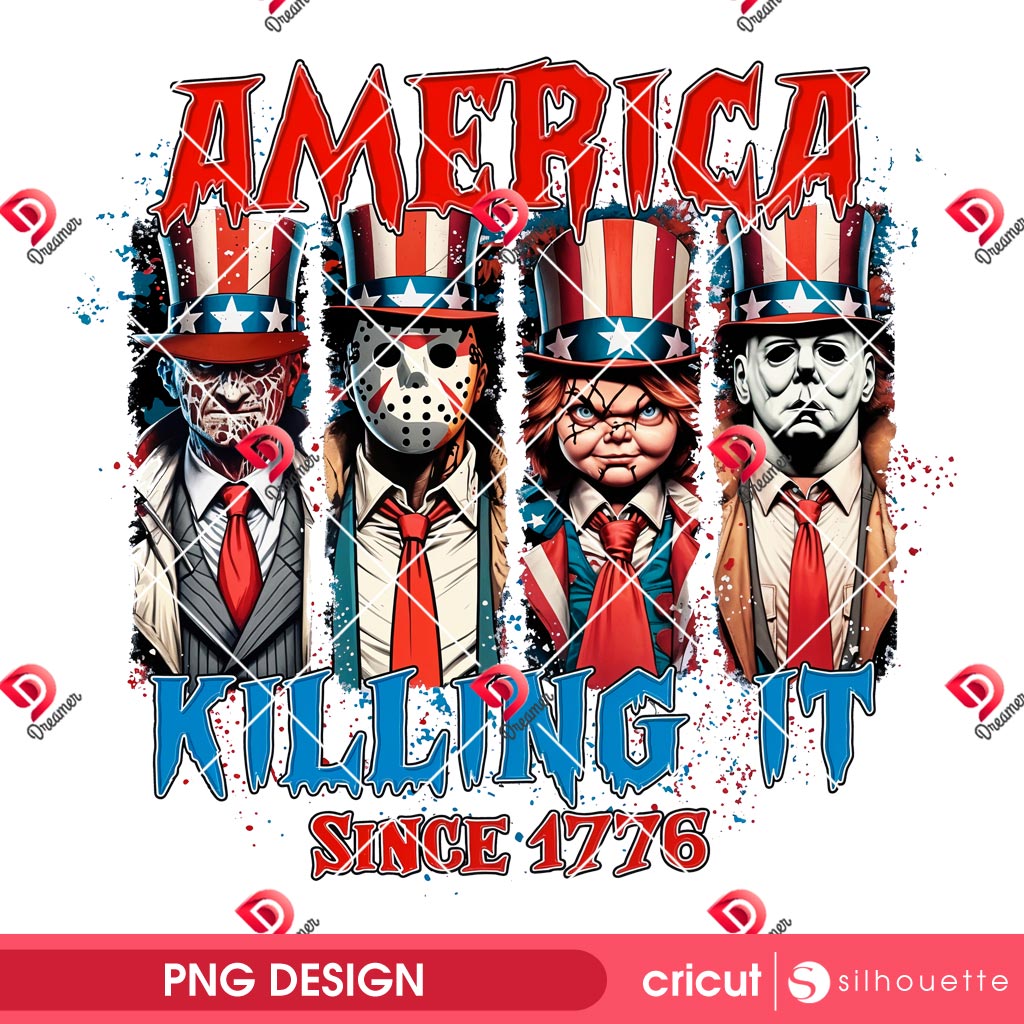 Horror Movie Fourth Of July PNG, America Killing It Since 1776 PNG, Killers Independence Day PNG 1 Horror Movie Fourth Of July PNG, America Killing It Since 1776 PNG, Killers Independence Day PNG
