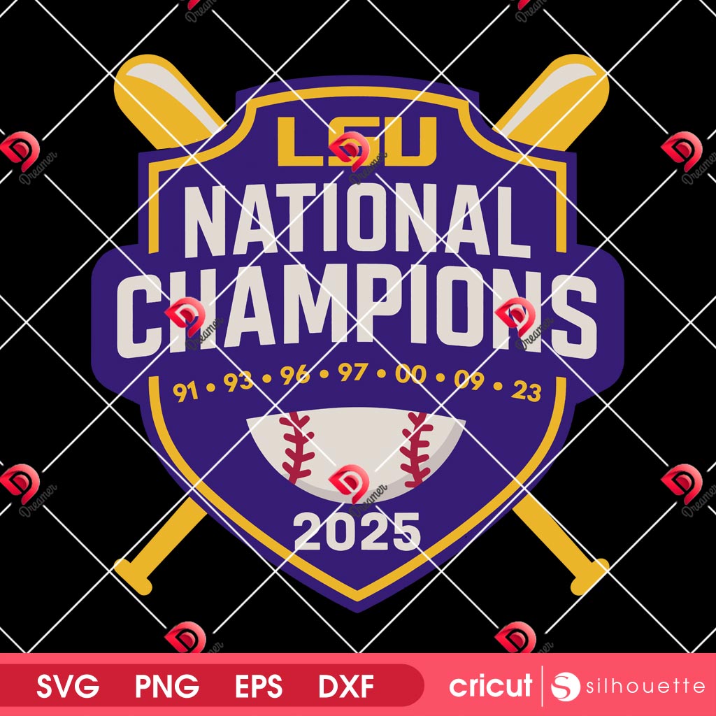 LSU National Champions 2025 SVG PNG, LSU Baseball Tiger PNG SVG Design 2 LSU National Champions 2025 SVG PNG, LSU Baseball Tiger PNG SVG Design