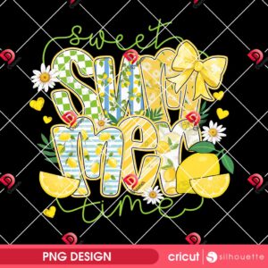 Lemon Summer PNG, Trendy Summer Vibes PNG, Sweet Summer Time PNG