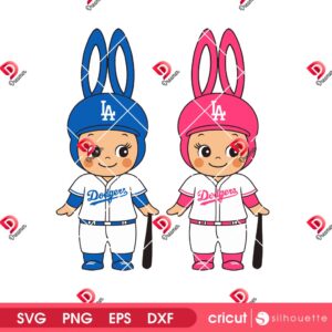 Los Angeles Dodgers Sonny Angel SVG PNG, Sonny Angel Baseball LA Dodgers Player PNG SVG