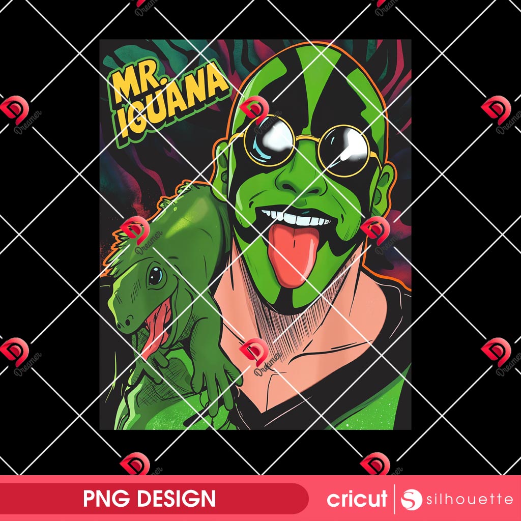 Mr Iguana Tongue Out PNG, Funny Lizard Wrestler Mr Iguana PNG 2 Mr Iguana Tongue Out PNG, Funny Lizard Wrestler Mr Iguana PNG