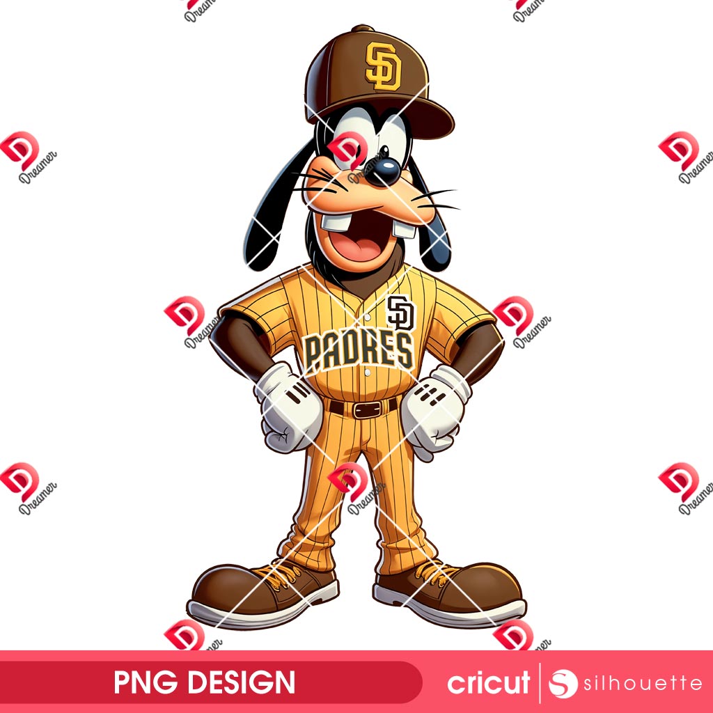 San Diego Padres Goofy Player PNG, Disney Goofy Baseball SD Padres PNG 2 San Diego Padres Goofy Player PNG, Disney Goofy Baseball SD Padres PNG