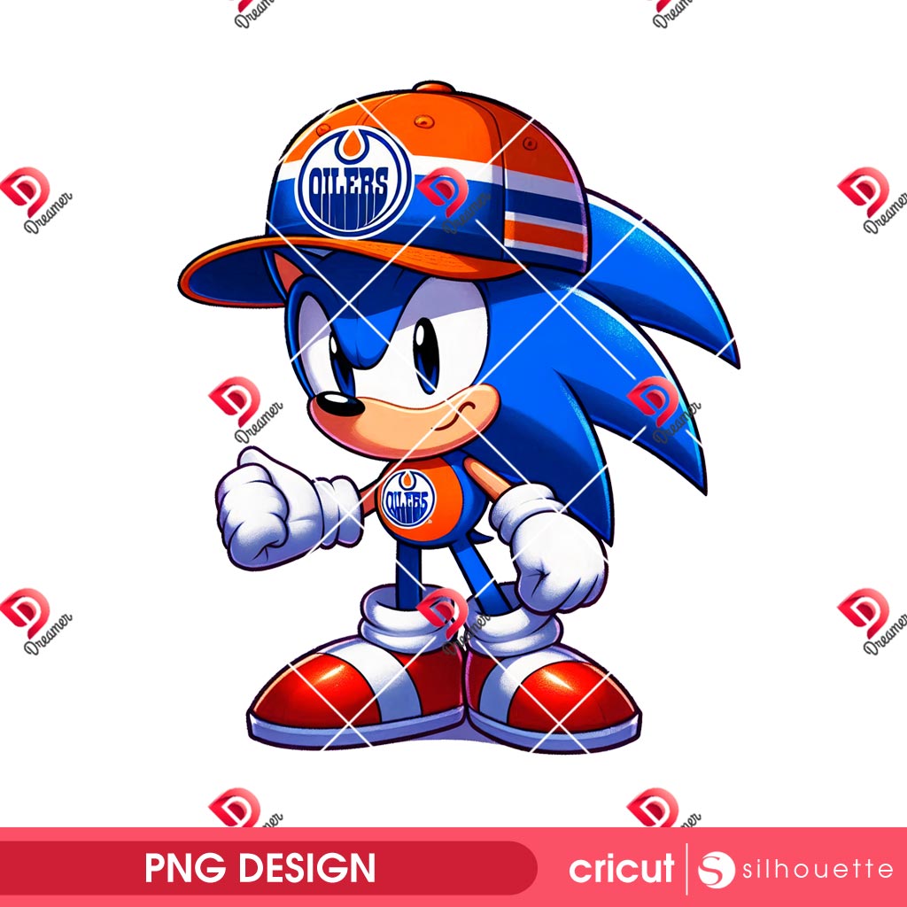 Sonic Edmonton Oilers PNG, Sonic Oilers Hockey NHL PNG 2 Sonic Edmonton Oilers PNG, Sonic Oilers Hockey NHL PNG