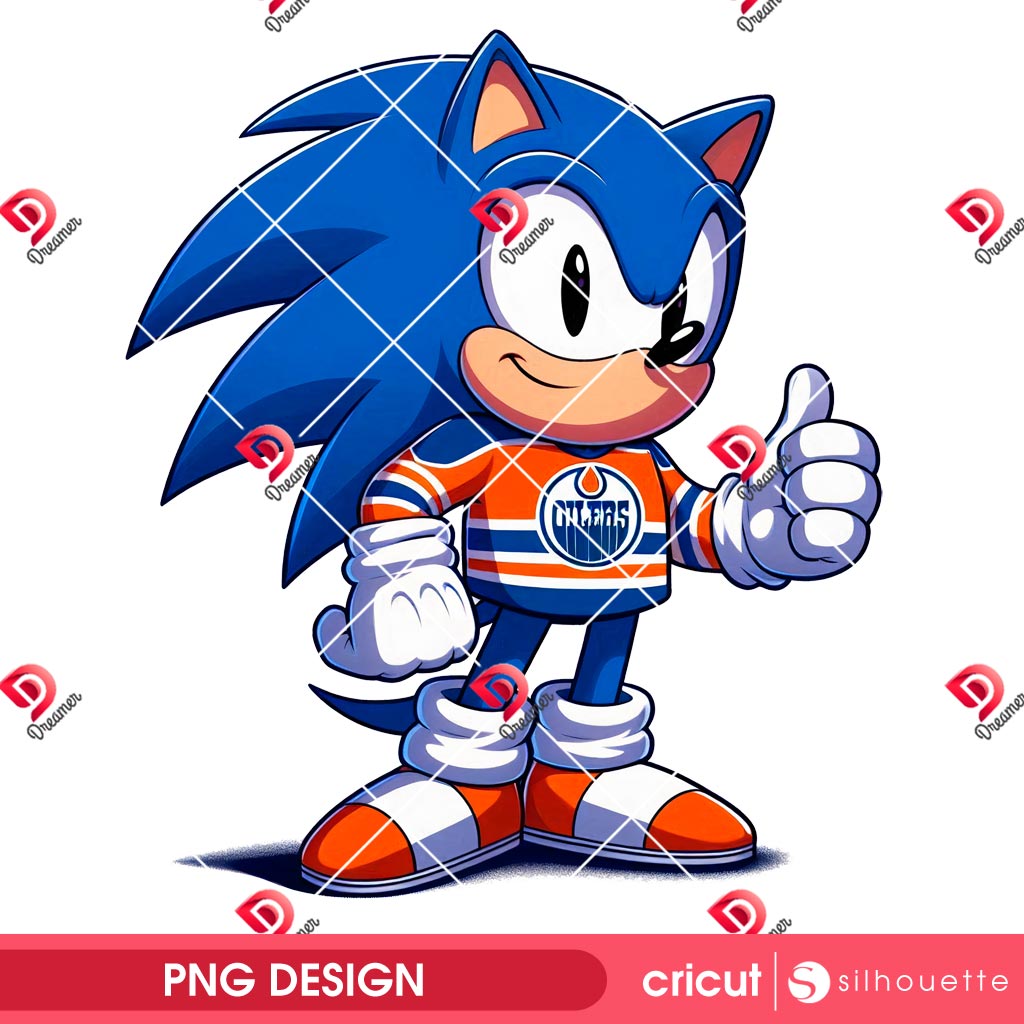 Sonic Edmonton Oilers PNG, Sonic Oilers Hockey NHL PNG 4 Sonic Edmonton Oilers PNG, Sonic Oilers Hockey NHL PNG