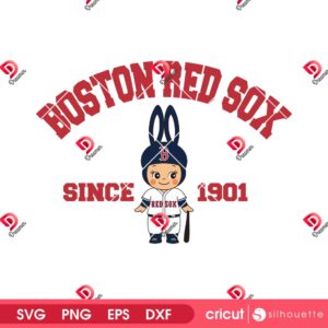 Sonny Angel Boston Red Sox SVG PNG, Red Sox Baseball Sonny Angel PNG SVG