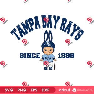 Sonny Angel Tampa Bay Rays SVG PNG, Tampa Bay Rays Baseball Sonny Angel PNG SVG