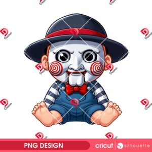 Baby Jigsaw PNG, Baby Horror Billy The Puppet PNG, Halloween 2025 PNG